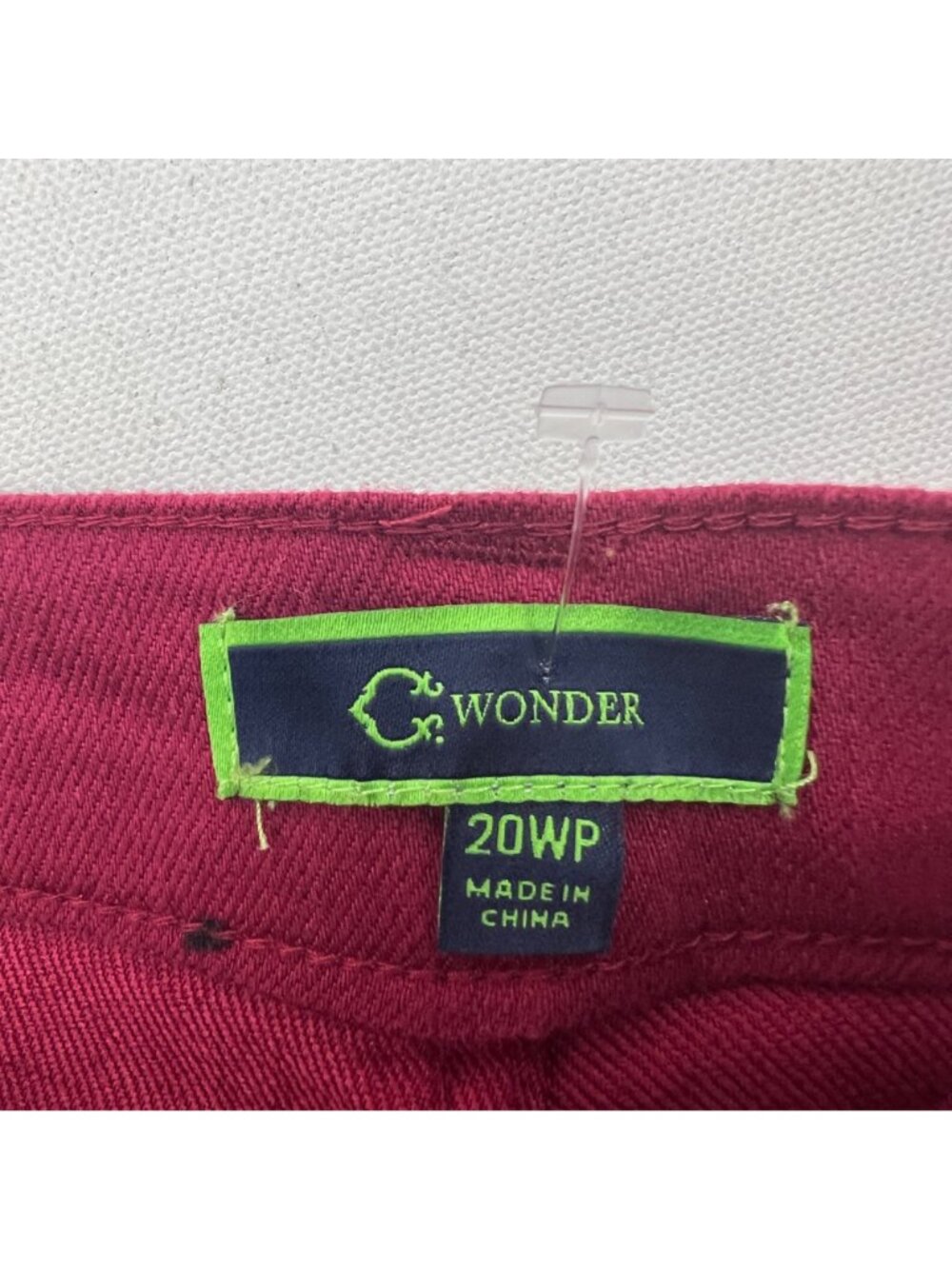 C Wonder Womens Bootcut Jeans Raspberry High Rise Size 20WP - Picture 8 of 9